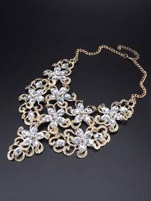 1 Bộ trang sức vòng cổ và hoa tai pha lê xanh thời trang sang trọng, phù hợp cho trang phục dự tiệc cưới của phụ nữ - bộ 2 món - Xem 8