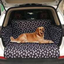 Car Boot Protector For Dogs Pet Boot Protector Cover Perfect Large Heavy Duty Waterproof Dog Car Seat Protector Cover Universal Size Boot Protector - Black and White - View 1