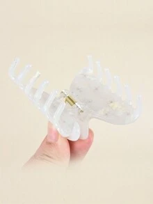 1 件优雅亚克力水钻星形设计发夹，适合所有季节 - 彩色 - 查看 11