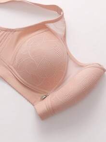 Áo ngực ren hoa Bandeau không gọng 4 hàng móc cài phía trước cho nữ - Nhiều màu - Xem 9