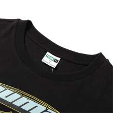 Puma Men's Short-Sleeve Simple Half-Sleeve SWxP Graphic Tee Casual Sports Top Loose T-Shirt 627011-01 - Black - View 6