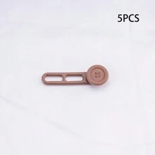 5/10/12 chiếc Đai mở rộng cạp chun co giãn, Khóa mở rộng cạp chun hai lớp cho quần, Nút mở rộng cạp chun có thể điều chỉnh, Chất liệu cao su dành cho cả nam và nữ, Bền (Đen, Xanh lam, Kaki, Xám, Trắng) - Nhiều màu - Xem 15