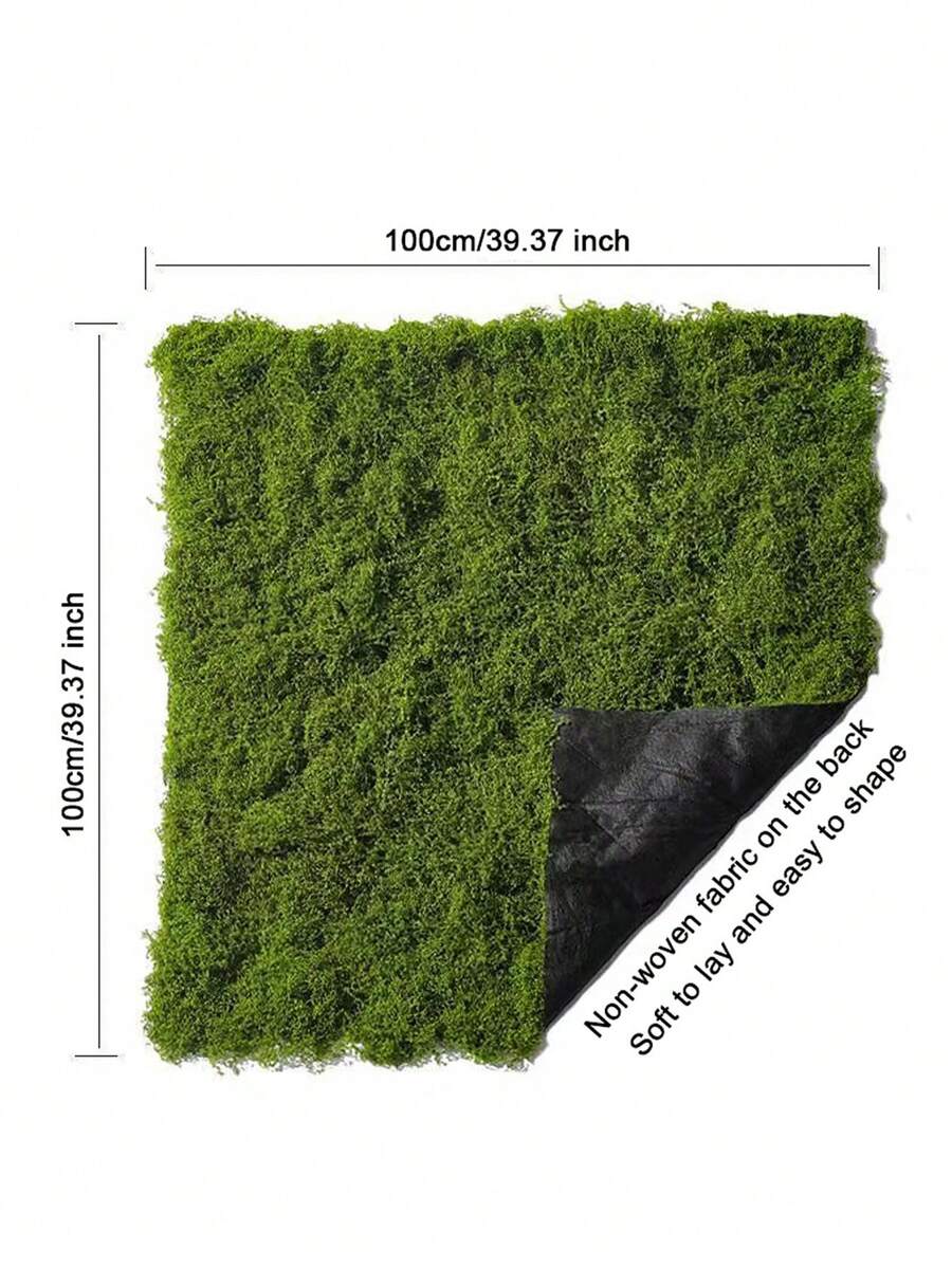 100cm*100cm Articiaifl Moss Carpet Aquascape Bionic Turf Fake Moss