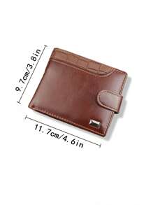 Men's Short Bifold Wallet, Business Casual New Leather Purse, Multi-Function Luxury Soft Leather Wallet With Card Holder, Suitable For Teen, Summer Casual Outdoor, Athletic Or Vacation Travel, Graduation Gifts, Birthday Dress Accessories