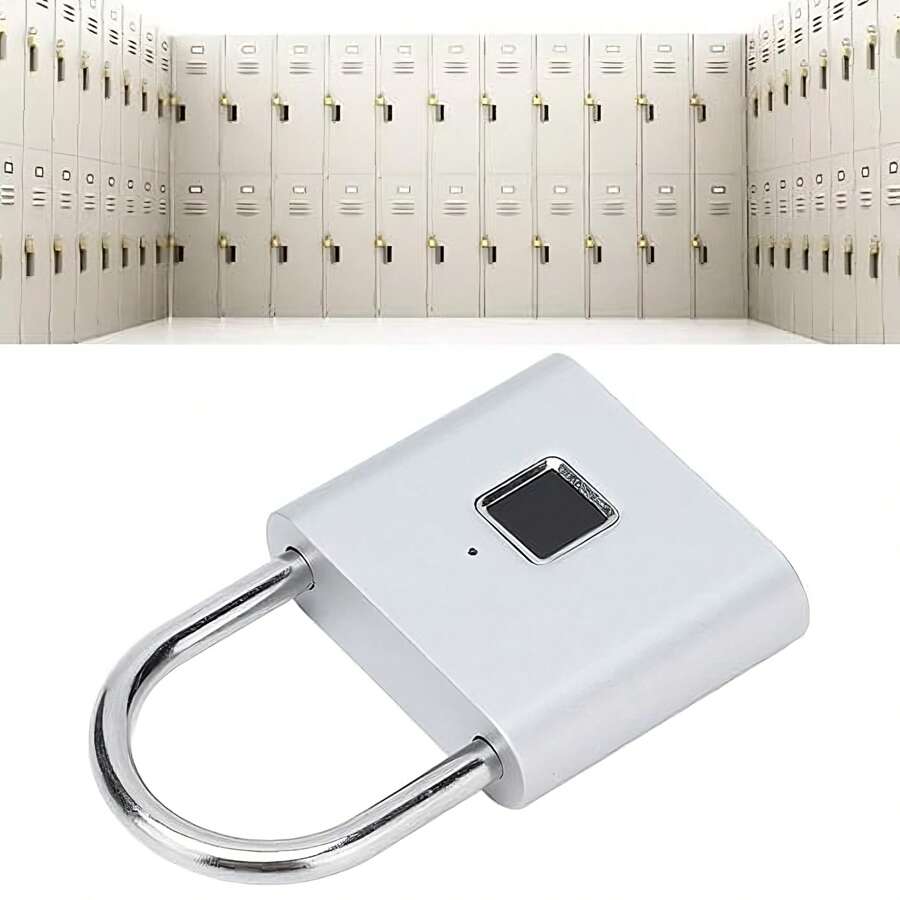 Suttik Convenient Keyless Entry, Mini Smart Fingerprint Padlock