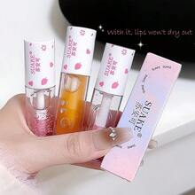 SUAKE 1 lọ dầu dưỡng môi, đổi màu, không dính, lâu trôi, dưỡng ẩm và nuôi dưỡng môi khô, dưỡng ẩm và làm đầy môi - 03 - Xem 4