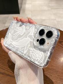 1 个带框架的气囊手机壳适用于 iPhone 16 Pro Max、11、12、13 Pro Max、14 Pro Max、15 - 航海海洋主题