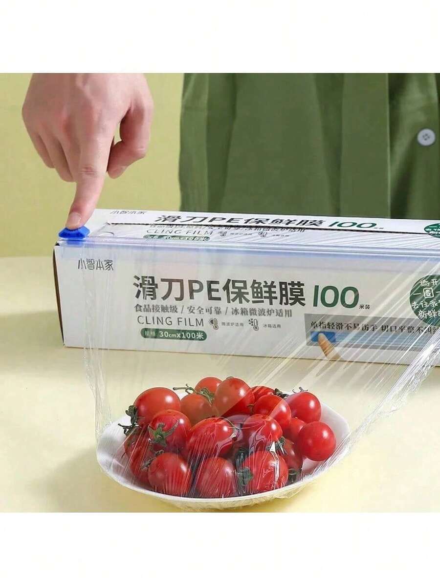 Saran Wrap, Microwavable Cling Film Wrap With Removable SlideCutter