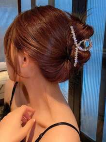 Tiệc vuốt tóc trang trí bằng kim cương giả - Nhiều màu - Xem 1