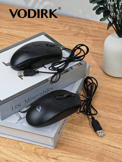 VODIRK 1 Pc USB Laptop Desktop Business Office Game Wired Mouse