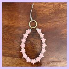 1 件/套彩色硅胶星形装饰吊坠，适用于包、车、钥匙、手机 - 彩色 - 查看 4