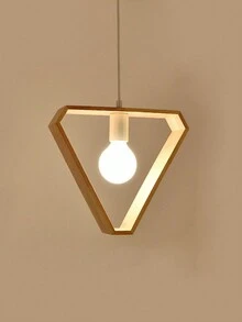 220V/现代简约几何餐厅吊灯，北欧风格客厅阳台吊灯，木制咖啡店/酒吧/服装店吧台 E27 吊灯 - 吊燈 - 查看 14