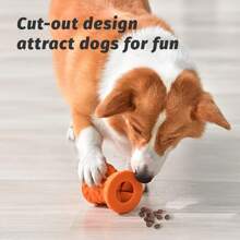 1 pieza Juguete terapéutico interactivo para perros - Hueso de perro para masticadores agresivos - Super juguetes para perros - Hueso de juguete resistente para perros, mancuerna de goma natural con chirrido