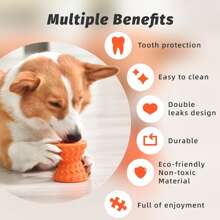 1 pieza Juguete terapéutico interactivo para perros - Hueso de perro para masticadores agresivos - Super juguetes para perros - Hueso de juguete resistente para perros, mancuerna de goma natural con chirrido