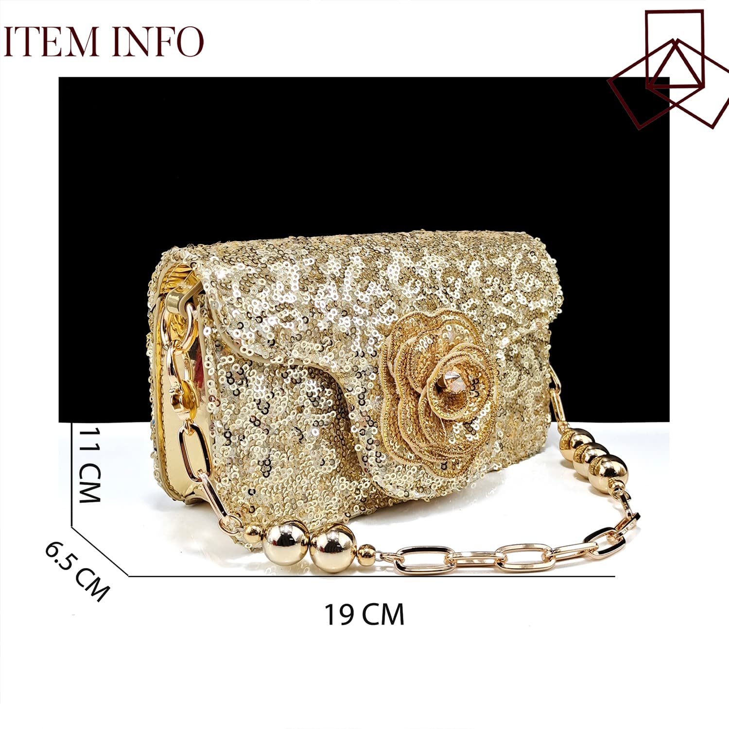 Hot Star Heels Sequin Tote