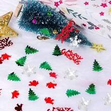 1pc 15g Ông già Noel & Bông tuyết Confetti, PVC Lấp lánh Trang trí Rắc cho Bàn tiệc Giáng sinh - Nhiều màu - Xem 1