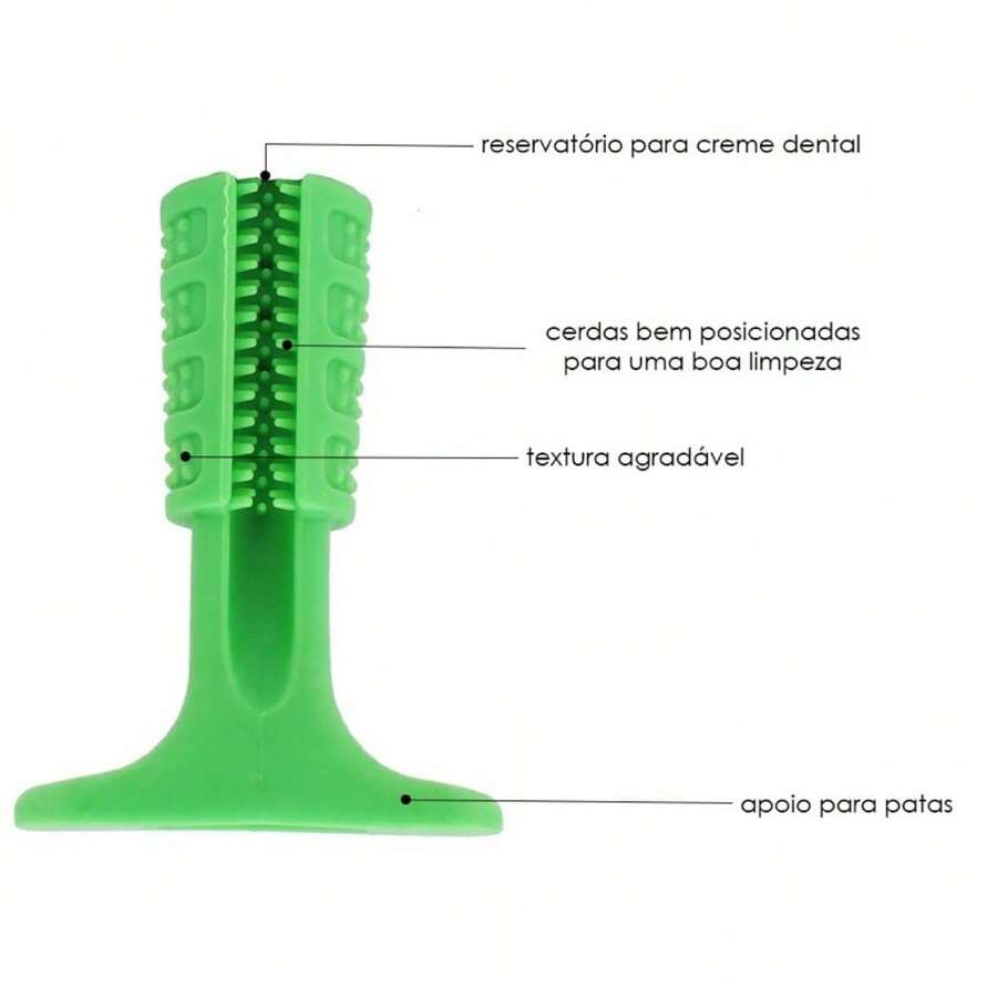 Dog Dental Hygiene Chew Toy Oral Cleaning Toothbrush For Pets Mode