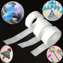 1 rolka (100 szt./rolka) dwustronna taśma klejąca, akcesoria do balonów, balony ze zdjęciami, balony na imprezę, balony urodzinowe, dekoracje urodzinowe, balony ślubne, dekoracje ślubne