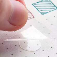 1 rolka (100 szt./rolka) dwustronna taśma klejąca, akcesoria do balonów, balony ze zdjęciami, balony na imprezę, balony urodzinowe, dekoracje urodzinowe, balony ślubne, dekoracje ślubne