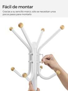 SONGMICS Coat Racks - 白色 - 查看 7