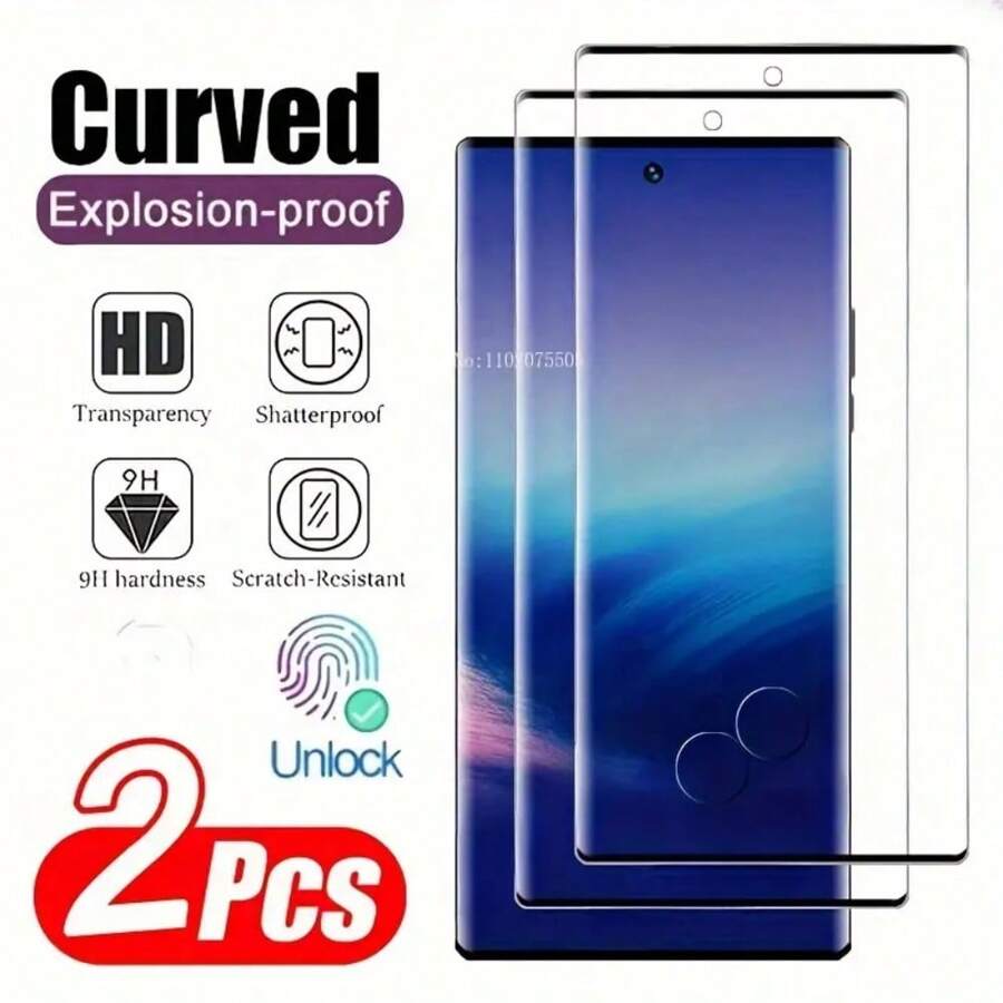 2pcs Samsung S24 Ultra Tempered Glass Screen Protector, S23 Plus