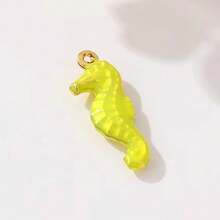 1 chiếc đồng mạ vàng 18k thời trang Oceanic Series mặt dây chuyền cá nhỏ & cá ngựa, vòng tay tự làm, lắc chân, vòng cổ, hoa tai, phụ kiện cao cấp - Nhiều màu - Xem 34