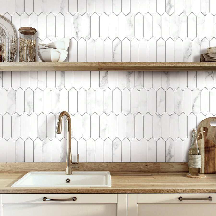 10Sheet Peel And Stick Backsplash For Kitchen Bathroom Shower 12 Inch