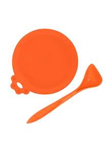 Set de 2 latas reutilizables para comida de mascotas, tapa y cuchara portátil, tapa para conservar la salud de perros y gatos, suministros para mascotas