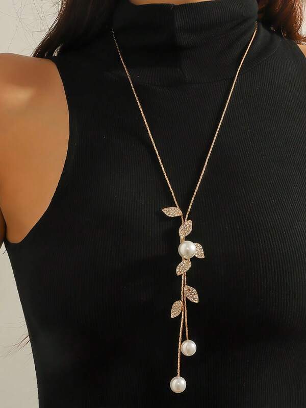 1 Peça Colar de Tricô na Moda Feminino, Look de Luxo Versátil e Elegante para Outono e Inverno