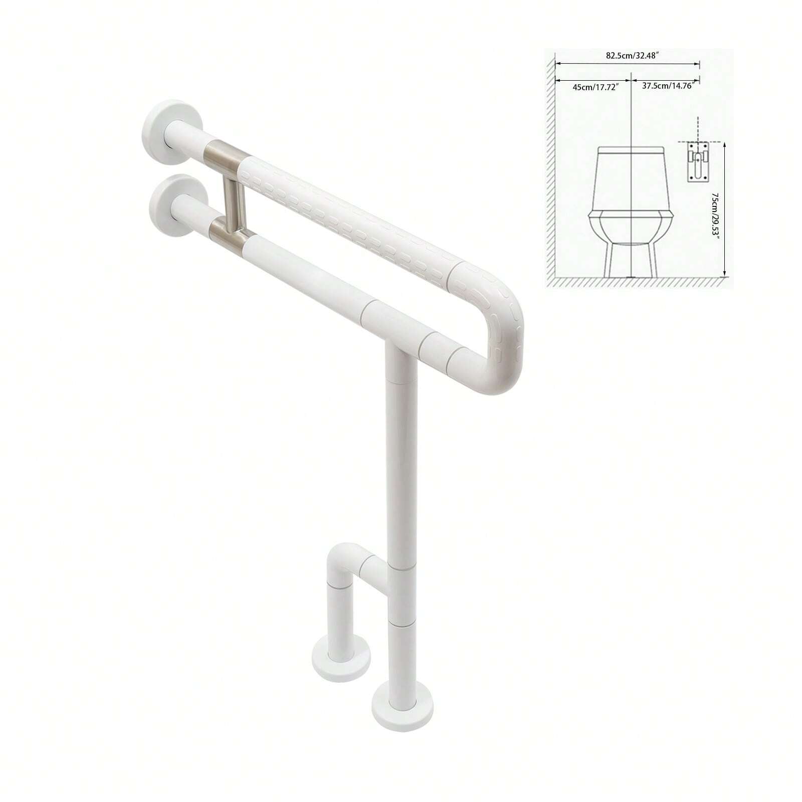 Toilet Grab Bars Safety Handrails Handicap For Elderly Bathroom Hand