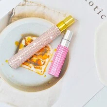 1pc 5ml/10ml Crystal Diamond Perfume Bottle, Cosmetic Liquid Container, Portable Travel Size Refill Spray Bottle - Multicolor - View 2