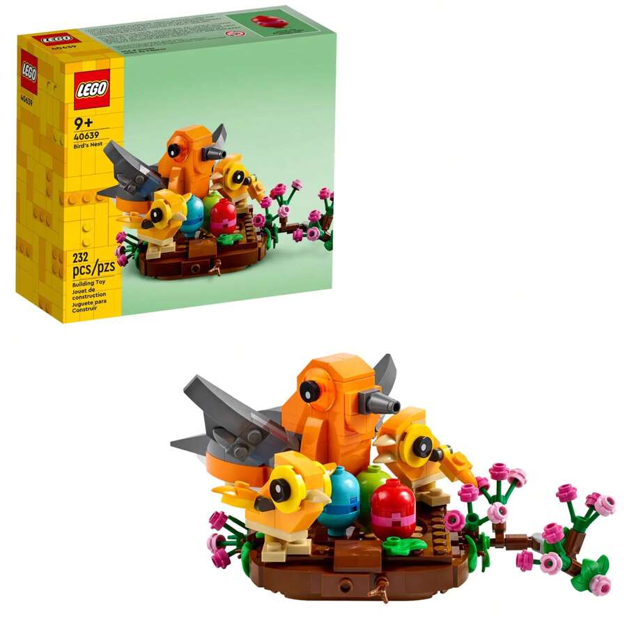 LEGO Bird's Nest Building Toy Kit 40639: Creative Seasonal Display For