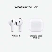 Apple AirPods 4 - Enhanced Comfort, Personalized Spatial Audio, And Improved Call Quality - trắng - Xem 6
