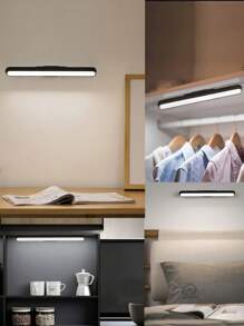 1pc USB Rechargeable Makeup Mirror Light, Eye-Caring Desk Lamp, Reading Light, Adjustable Color & Brightness, Angle Adjustable, Wireless Makeup Light For Bathroom Mirror