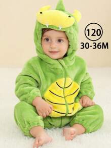 MICHLEY 1 pièce MICHLEY Sac de couchage bébé à manches longues avec double fermeture éclair. Automne hiver. Dinosaure/Chauve-souris/Singe/Lapin mignons et confortables avec chapeau. Déguisement. Sac de couchage en polyester pour enfants. 0-3 ans. Unisexe. Fournitures pour bébés. Convient pour l'intérieur, l'extérieur, les festivals. Amour Saint-Valentin