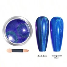 1/8 Hộp Bột Mạ Chrome Gương Bột Lấp Lánh Móng Tay Sắc Tố Bạc Bột Làm Móng Tay Nghệ Thuật Dạng Vảy Gel Đánh Bóng Để Trang Trí Móng Tay - Nhiều màu - Xem 12