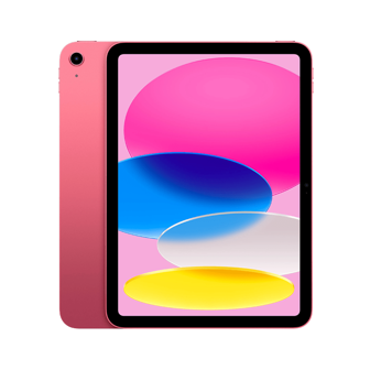  Un iPad (10ª generación) de Apple 2022 con pantalla Liquid Retina de 10,9 pulgadas, puerto USB-C, versión WiFi, procesador A14 (color rosa)