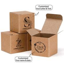 50 hộp quà tặng mini bằng giấy Kraft nâu 5x5x5cm/2x2x2in có chữ và văn bản tùy chỉnh, thích hợp để đóng gói những món quà nhỏ như sôcôla, bánh quy, kẹo, đồ thủ công mỹ nghệ, mỹ phẩm, kem dưỡng da du lịch. Thích hợp cho lễ hội, tiệc tùng và đóng gói sản phẩm doanh nghiệp nhỏ. - Màu Khaki - Xem 1