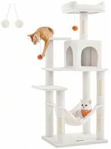 Feandrea Cat Trees & Condos - 白色 - 查看 6