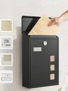 SONGMICS Mailboxes - 黑色 - 查看 3