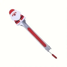 1 件圣诞主题不锈钢厨房钳 - 防滑多用途食物夹，适合烧烤和牛排（随机款式/颜色） - 彩色 - 查看 17