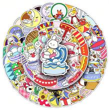 50 miếng dán chống thấm nước hình động vật hoạt hình dễ thương, hộp nhạc động vật nhiều màu sắc, áp phích anime diều dễ thương, tem/nhãn dán sổ lưu niệm hoạt động ngoài trời, đồ trang trí ngày lễ, đề can lễ hội, điện thoại tình yêu thời trang, máy tính xách tay, sổ tay trang trí tủ lạnh treo tường nhà - Nhiều màu - Xem 5