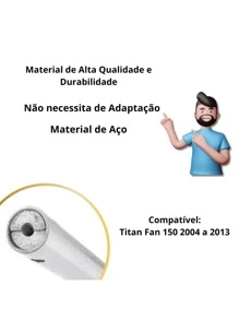 Titan 150 2022 To 2023 Handlebar With Footrest Motorcycle Part With Internal Thread Model - 鉻合金 - 查看 1