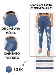 Women Jeans - Rửa nhẹ - Xem 5