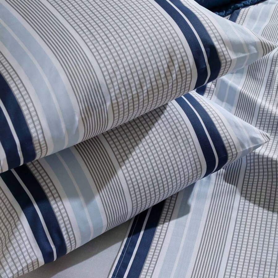 Home Design 200 Thread Count 4Piece Lines Double Bed Set SHEIN South