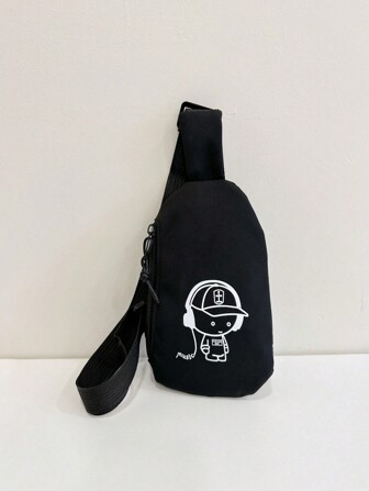 Riñonera Para Niños, Bolso Cruzado Ligero, Bolso De Pecho De Dibujos Animados, Bolso De Hombro De Moda Para Viajes De Niños Y Niñas