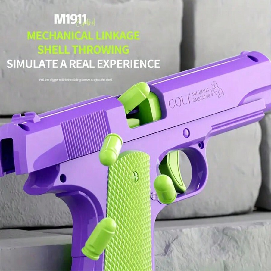 Shell Throwing Model Gun M1911 Manual Recoil Simulation Can Not Be