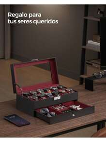 SONGMICS Watch Boxes & Organizers - 黑色 - 查看 1