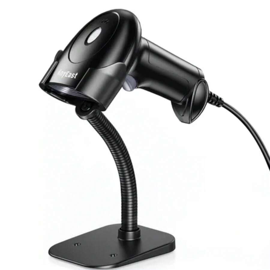 Wired Barcode Reader Flexible Support 1D, 2D Qr Code Portable Novavida