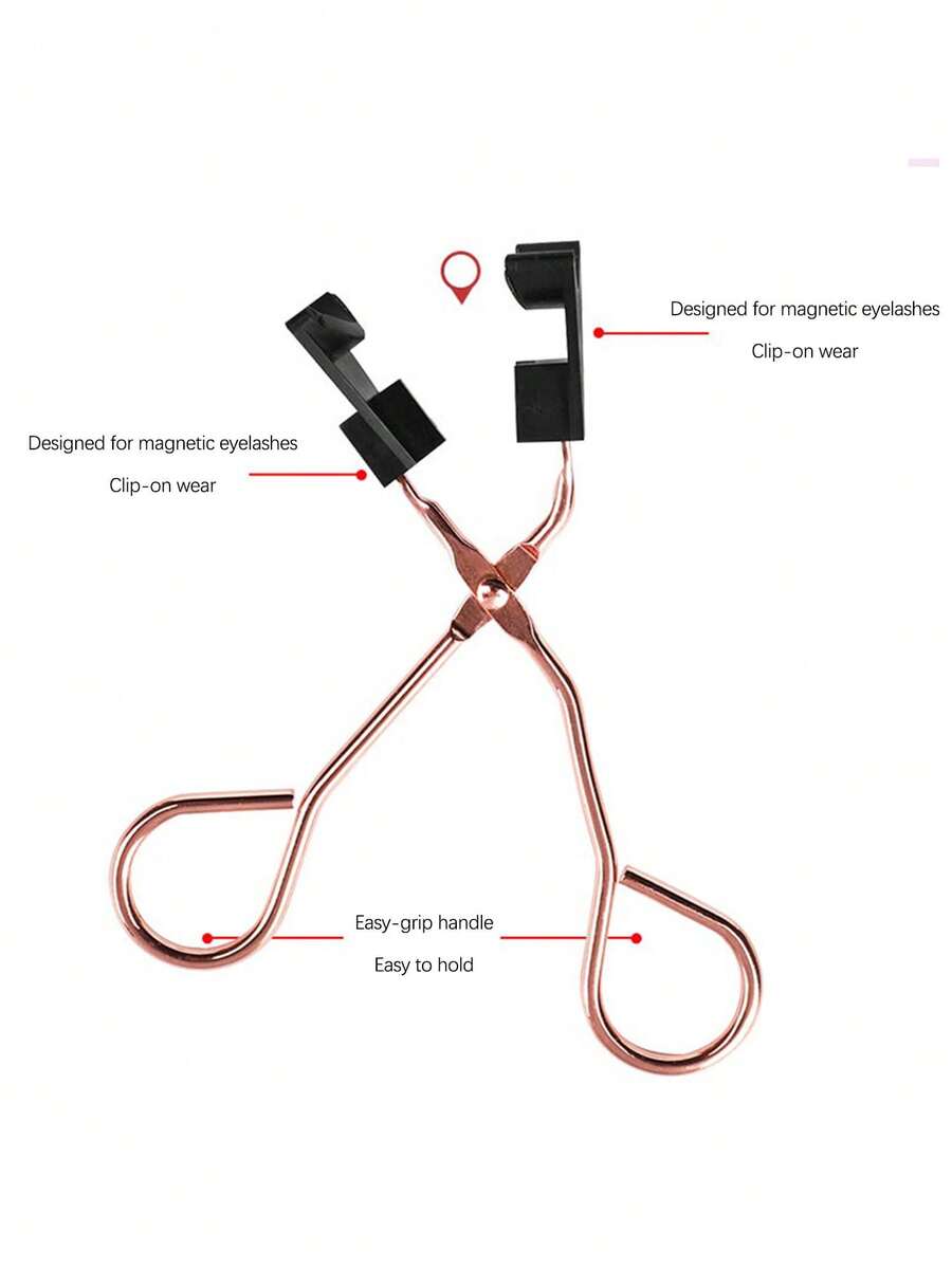 Mini goldenes MetallWimpernverlängerungsclipApplikator